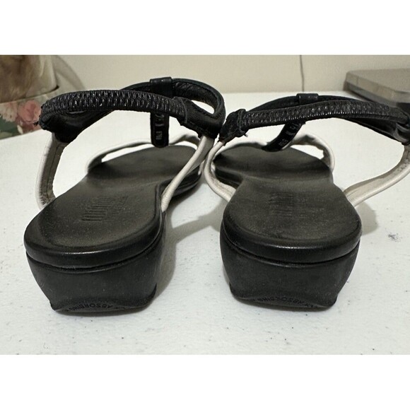 Munro‎ Faran Sandals Black Off White Women’s 7.5M Custom Made Shoes - Picture 4 of 10